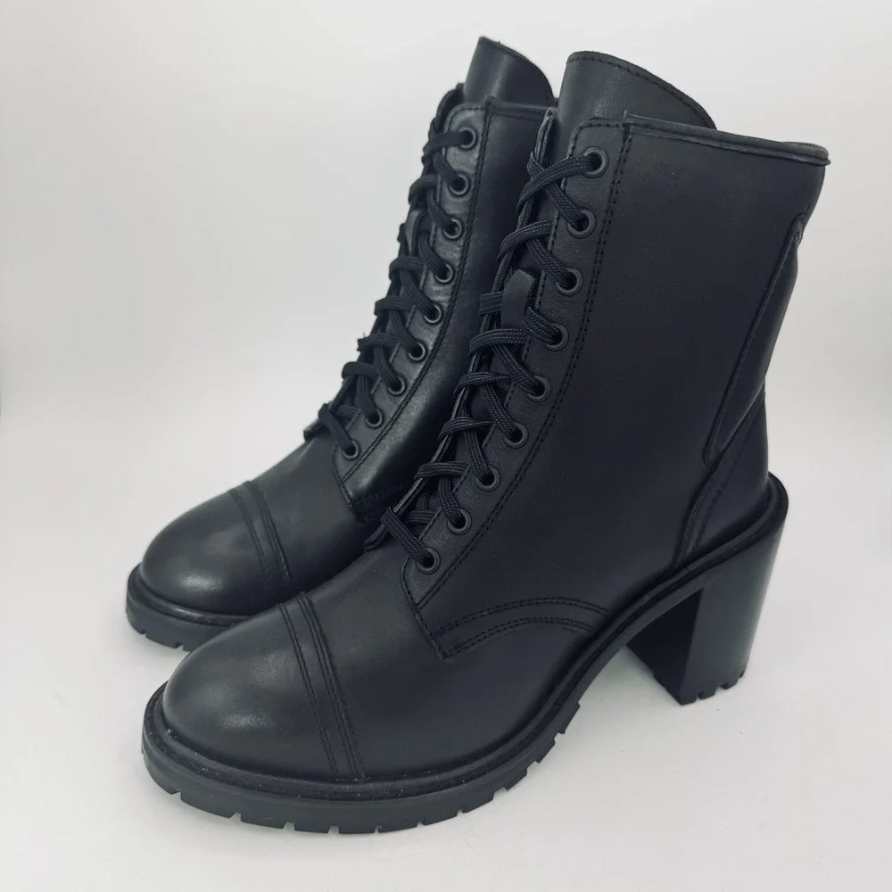 Thursday‎ Boot Co. Rebel Boots Women's Size 8.5 Black Leather
